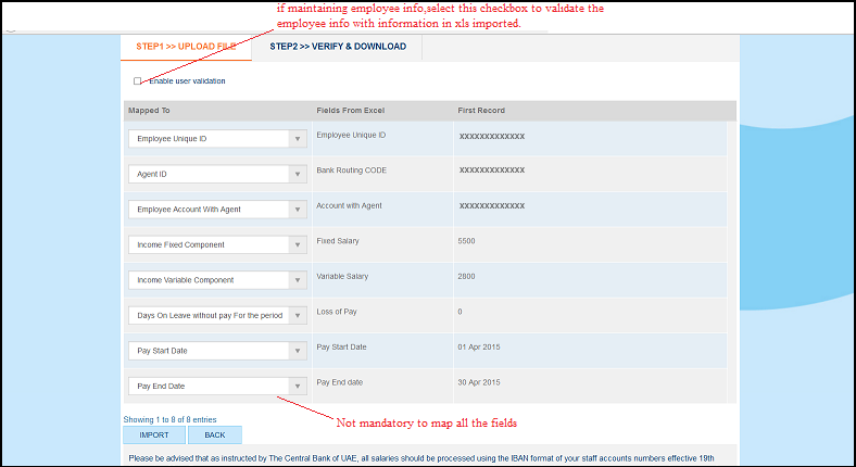 To generate a SIF file, click on the EXCEL button, so that EXCEL FILE ...